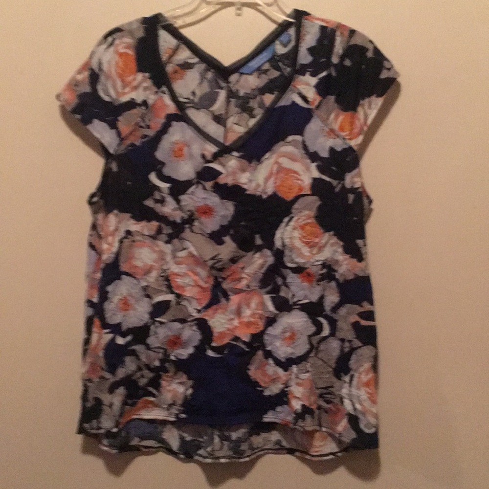 Vera Wang cap-sleeved top - Petite - size PXL